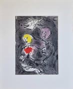 Marc Chagall (1887-1985) - Prophet Daniel mit den Löwen, Antiek en Kunst
