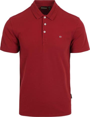 Napapijri Ealis Polo Rood maat Maat 46 (S) of kleiner Heren, Kleding | Heren, Polo's, Verzenden, Nieuw, Napapijri, Rood