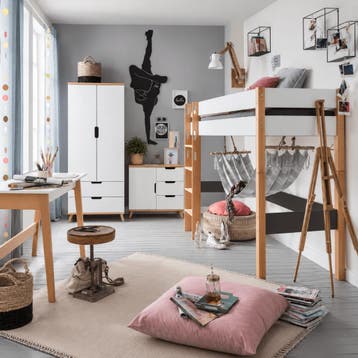 Infanskids Infanscolor Midislaper Complete Kinderkamer Set W, Nieuw