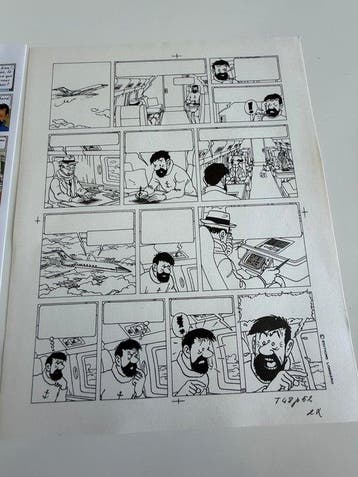 Tintin Vol 714 pour Sidney - page 10 en édition Lombard avec, Livres