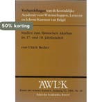 Studien zum flämischen Altarbau im 17. und 18. Jahrhundert, Verzenden, U. Becker