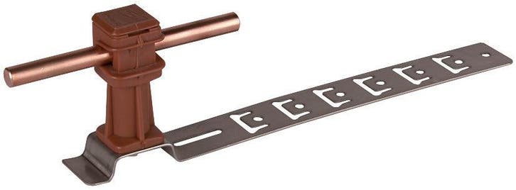 Dehn Dakdoorvoerhouder Unisnap Stst Plast Bruin 36mm Rd 8mm, Bricolage & Construction, Électricité & Câbles, Envoi
