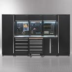 Datona Werkplaatsinrichting PREMIUM met RVS werkblad 325 cm, Ophalen of Verzenden