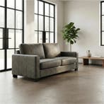 Leren bank Energy - 2,5 zits - Kenia Antracite (grijs) -, 150 tot 200 cm, Nieuw, Ophalen of Verzenden, Modern