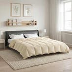 vidaXL Zomer Deken Gekwilt Crème 220 x 240 cm Microvezel, Verzenden