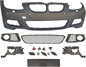 M-Pakket Voorbumper BMW 3 Serie E92 E93 Incl PDC 06-10 B2337, Auto-onderdelen, Nieuw, Voor, BMW, Bumper