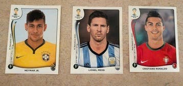 2014 Panini Neymar Jr., Lionel Messi, Cristiano Ronaldo, Nieuw