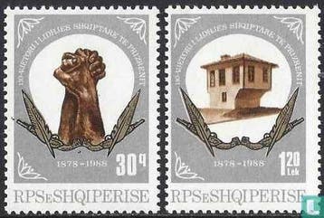 Albanië - 110 jaar liga van Prizren  - 1988, Verzenden
