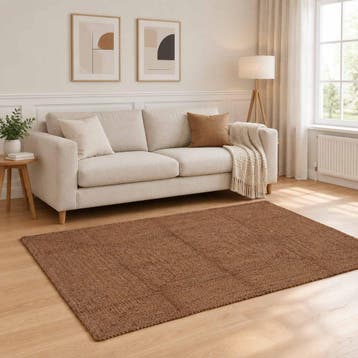 vidaXL Gebied Tapijt Grijs 120 x 170 cm Jute, Verzenden