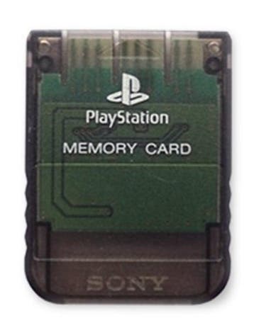 Sony PS1 1MB Memory Card Crystal Black (PS1 Accessoires), Consoles de jeu & Jeux vidéo, Ophalen of Verzenden