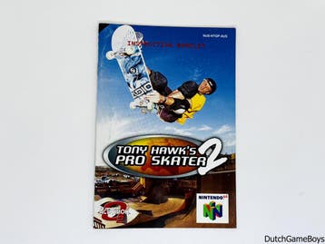Nintendo 64 / N64 - Tony Hawks Pro Skater 2 - AUS  - Manual, Verzenden