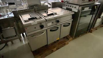Dubbele gas friteuse Olis, Ophalen of Verzenden, Nieuw in verpakking