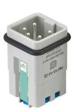 Harting Han 4A-M-QL Mannelijke Insteekconnector 4P+PE -, Verzenden, Nieuw