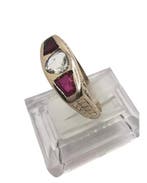 Bague - 14 carats Or jaune Rubis - Diamant, Bijoux, Sacs & Beauté