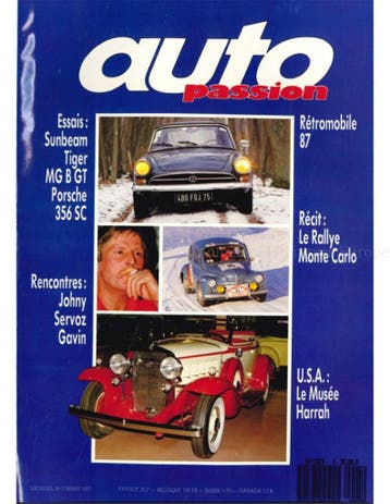 1987 AUTO PASSION TIJDSCHRIFT 5 FRANS, Nieuw