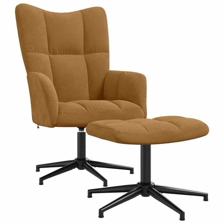 Fauteuil met voetenbank | OP = OP Retour Deal | Snel Besl..., Huis en Inrichting, Fauteuils, 75 tot 100 cm, Minder dan 75 cm, Nieuw