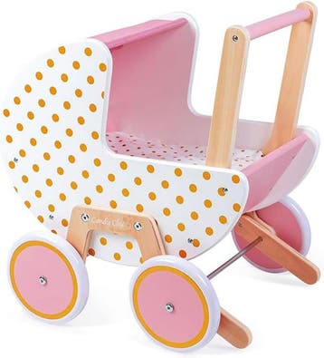 Janod Poppenwagen Roze | Retour Deal | 34% Korting!, Verzenden, Overige typen