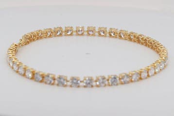 Zonder minimumprijs - Armband - 14 karaat Geel goud -, Nieuw