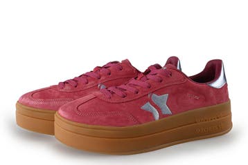 Skechers Sneakers in maat 40 Rood, Kleding | Dames, Skechers, Verzenden, Zo goed als nieuw, Sneakers