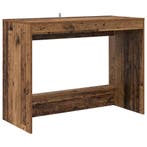 vidaXL Bed Bureau Oud hout Bewerkt hout 100 x 45 x 75 cm, Verzenden, Nieuw