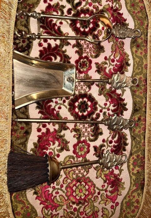 Openhaard accessoire - Messing - Haardaccessoires, Antiek en Kunst, Curiosa en Brocante