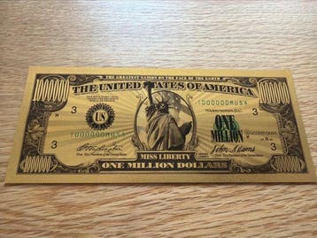 États-Unis. 1000 Dollars One Hundred Dollar Silver Plated