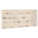 vidaXL Houten vitrinekast met deuren 80x8,5x37cm, Huis en Inrichting, Kasten | Wandmeubels, Verzenden, Nieuw