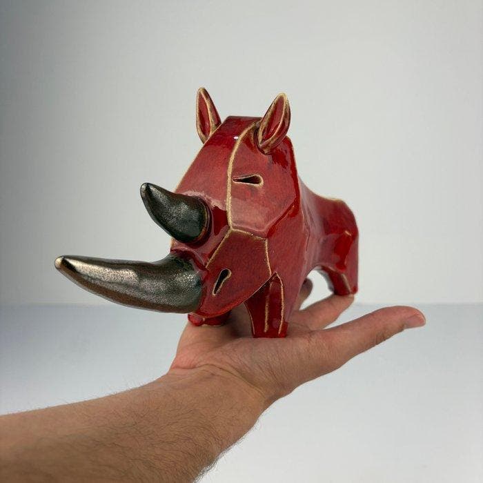 Mario Klara (1973) - Rhino, Antiquités & Art, Art | Objets design