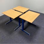 complete set 3 schooltafels,  Presikhaaf (stip rood), Beuken