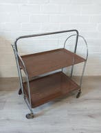 Bremshey & Co - Chariot de service - Dinett - Chrome, Bois,