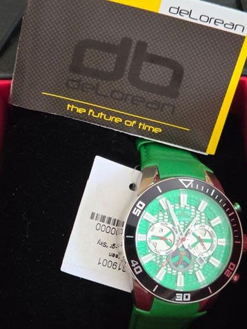 DeLorean Watch Uhr Full Calendar - Back to the Future - 50, Nieuw