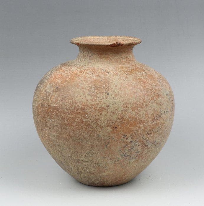 Etruscan Aardewerk pot, Verzamelen, Mineralen en Fossielen