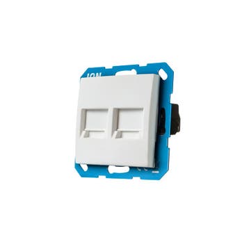 ION INDUSTRIES | MODULAR JACK | 2-VOUDIG MET CENTRAALPLAAT, Huis en Inrichting, Verzenden, Nieuw