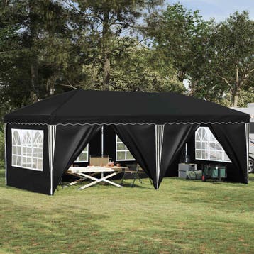 vidaXL Pop-up Feesttent 575 x 288 x 245 cm Antraciet, Verzenden, Nieuw
