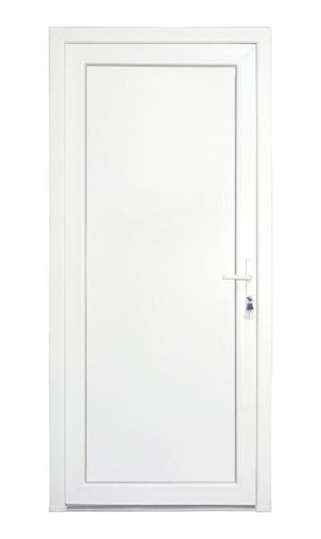 PVC Deur volpaneel Premium b98xh215 cm wit R, 80 tot 100 cm, 215 cm of meer, Nieuw, Ophalen of Verzenden