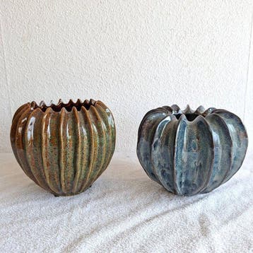 Des Pots - Vase (2) - Céramique - Ribbelvaas
