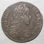 1/2 écu France 1/2 Ecu With Long Wick 1651 H La Rochelle..., Postzegels en Munten, Verzenden, België
