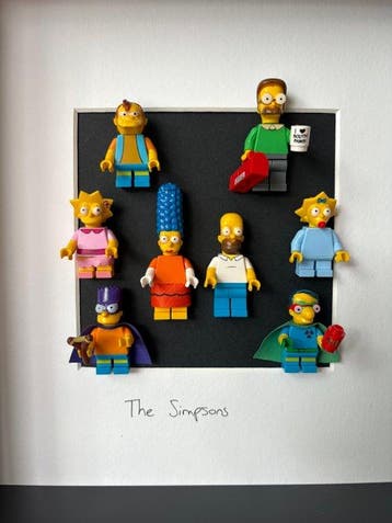 ISV Art - Framed Art - Lego ‘The Simpsons’