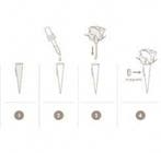 Corsagehouder Boutonnière Flowerdarte Zwart doos 10 stuks, Hobby en Vrije tijd, Nieuw