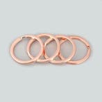 Set van 30 mooie sleutelringen (22-28 mm, kleur 4: rosegoud, Verzenden, Nieuw
