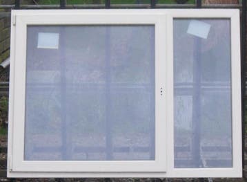 pvc raam , chassis , venster , kozijn 164 x 120 creme 9001, Ophalen of Verzenden, Raamkozijn