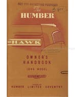 1946 HUMBER HAWK MODELS INSTRUCTIEBOEKJE ENGELS, Ophalen of Verzenden
