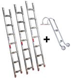 Altrex dakladderset met nokhaak 6m, Doe-het-zelf en Bouw, Ophalen of Verzenden, Nieuw, Ladder, 4 meter of meer