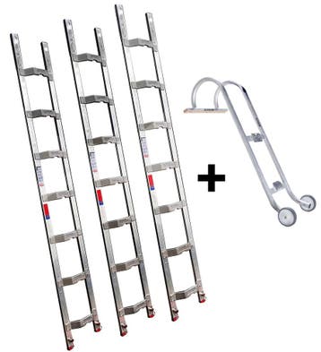 Altrex dakladderset met nokhaak 6m, Ophalen of Verzenden, Ladder