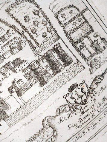 Italië - Campanië; Giovan Battista Pacichelli - Lacedonia, Livres, Atlas & Cartes géographiques