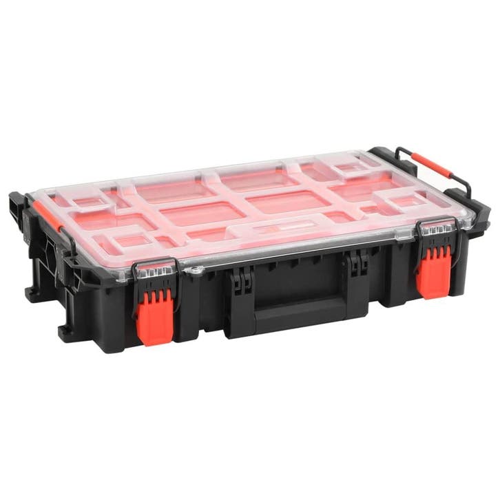 vidaXL Flightcase draagbaar 55,5x34,5x13,5 cm PP zwart, Audio, Tv en Foto, Foto | Cameratassen, Nieuw, Verzenden