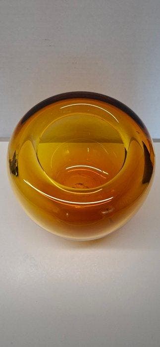 eigen atelier - Mieke Groot - Vaas - Unica vaas - Glas -, Antiquités & Art, Antiquités | Verre & Cristal