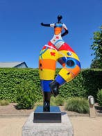 sculptuur, Pop art lady - 65 cm - Hars, Marmer, glasvezel