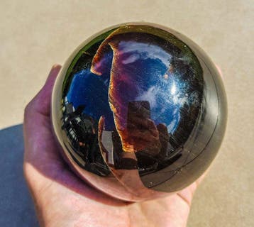 Amber - Barnsteen - Jupiter like Sphere XL Freeform - 10 cm