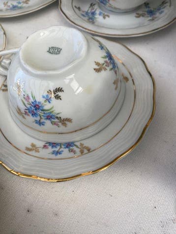Limoges, Ulim - Service à café (18) - Porcelaine - service à